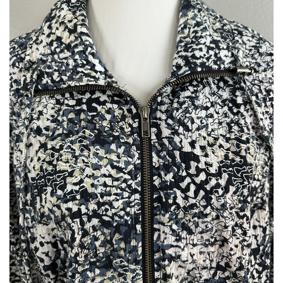 CJ Banks Lightweight Jacket Women’s 2X Long Sleeve Multicolor Full Zip Coat EUC - Picture 2 of 8